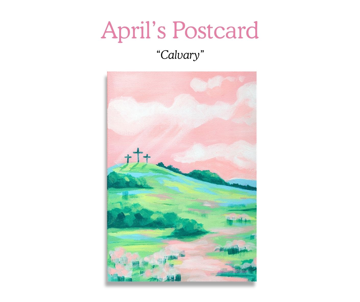 Postcard Pals Club! - A unique watercolor postcard mailed to you every month!