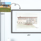 Custom Home Watercolor Artwork