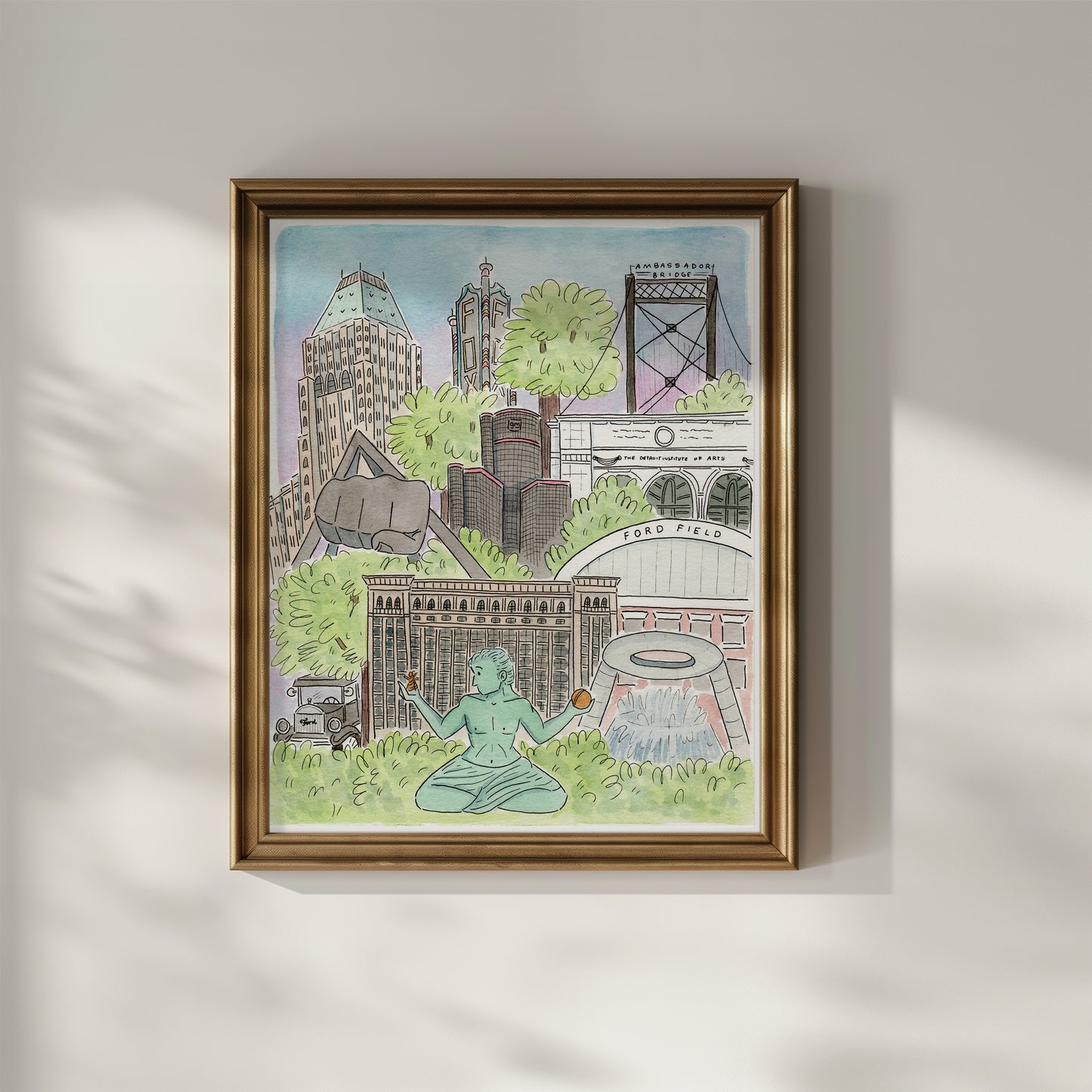 "Spirit of Detroit" Fine Art Print