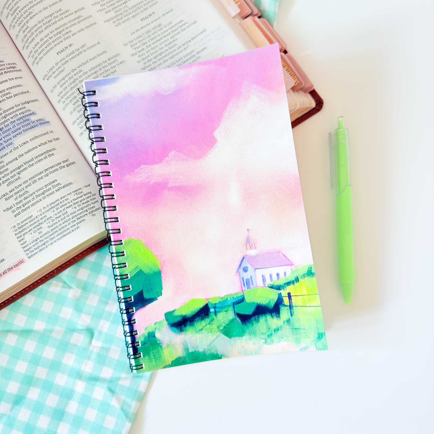 "Lamentations 3:22-23" Church Notes Journal