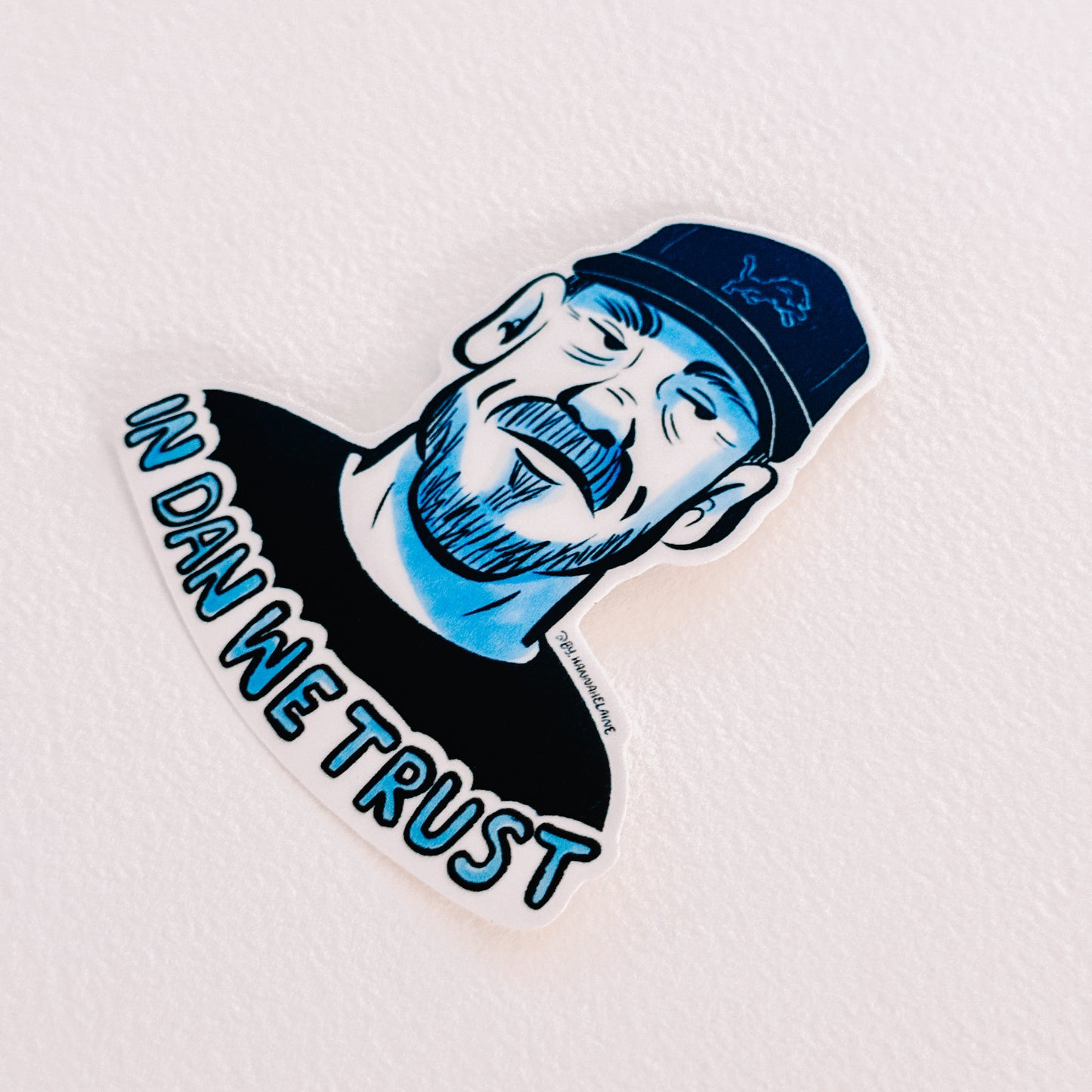 Dan Campbell Vinyl Sticker