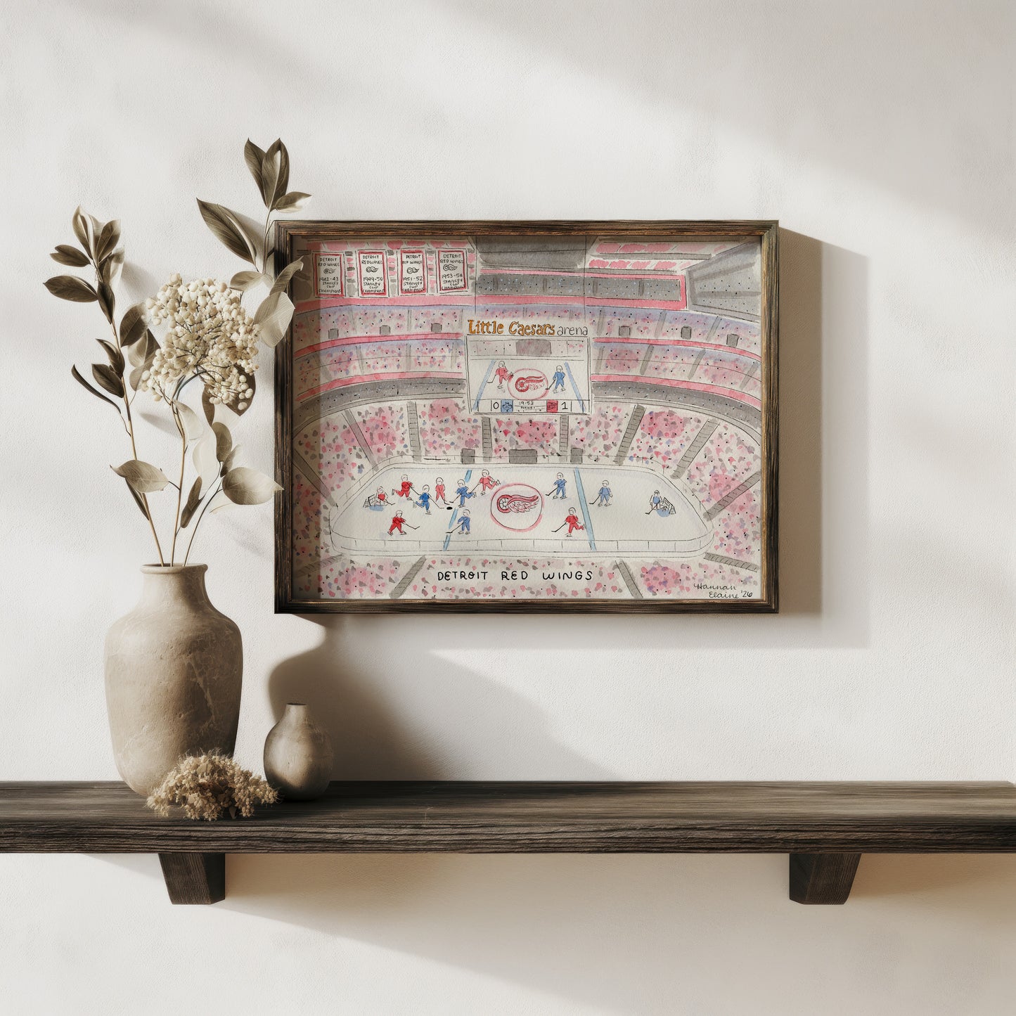 "Red Wings at LCA" Fine Art Print