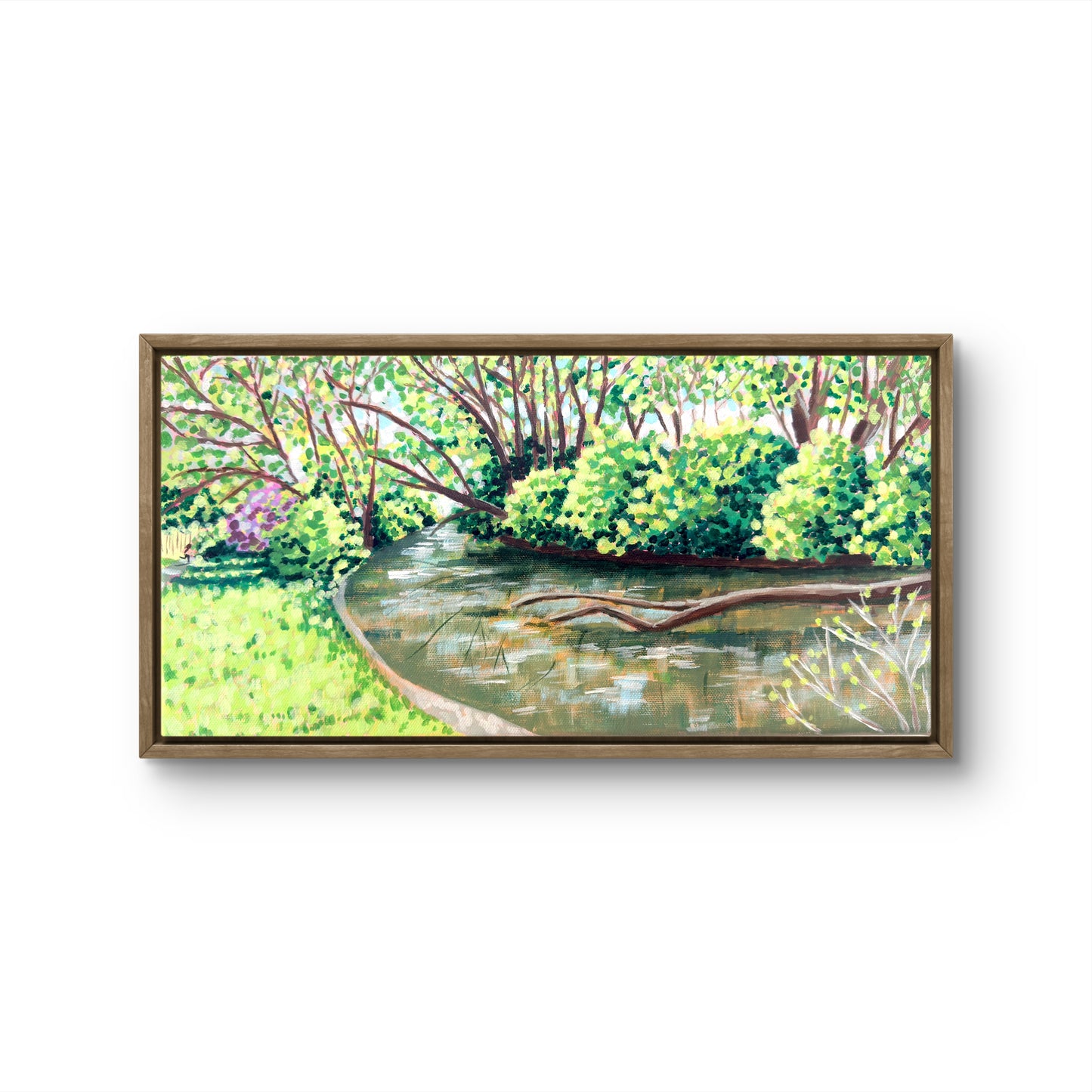 "Lunch Run" - 6 miles Original Painting